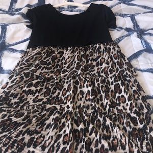 LEOPARD PRINTED DRESS